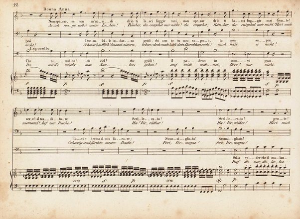 Don Juan : Oper in zwei Aufzügen / von W. A. Mozart ; nebst einem Anhang von später eingelegten Stücken ; Klavierauszug von A. E. Müller