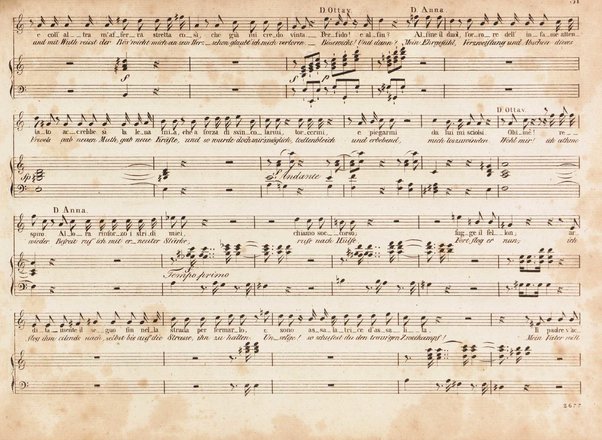 Don Juan : Oper in zwei Aufzügen / von W. A. Mozart ; nebst einem Anhang von später eingelegten Stücken ; Klavierauszug von A. E. Müller