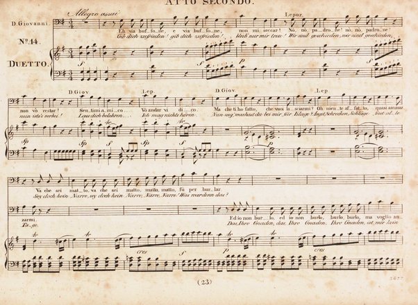 Don Juan : Oper in zwei Aufzügen / von W. A. Mozart ; nebst einem Anhang von später eingelegten Stücken ; Klavierauszug von A. E. Müller