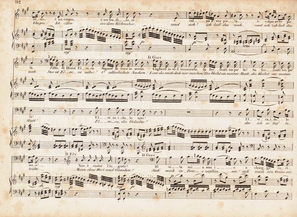 Don Juan : Oper in zwei Aufzügen / von W. A. Mozart ; nebst einem Anhang von später eingelegten Stücken ; Klavierauszug von A. E. Müller