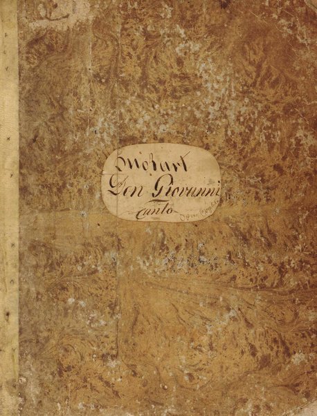 Partition di Don Giovanni / musique de Mozart