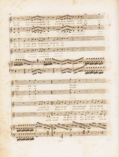 Partition di Don Giovanni / musique de Mozart