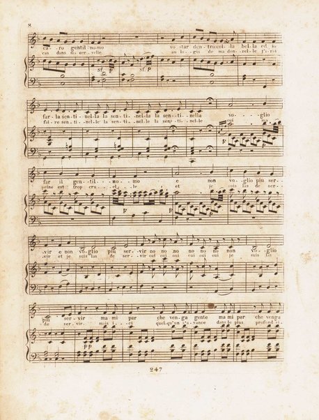 Partition di Don Giovanni / musique de Mozart