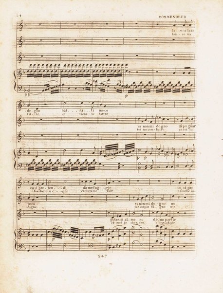 Partition di Don Giovanni / musique de Mozart