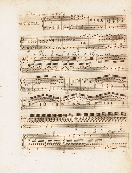 Partition di Don Giovanni / musique de Mozart