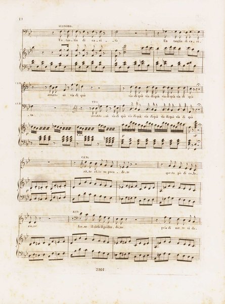 La cenerentola : opera buffa / del maestro Rossini