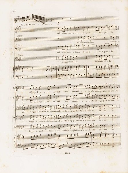La cenerentola : opera buffa / del maestro Rossini