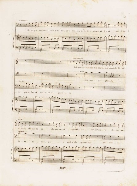 La cenerentola : opera buffa / del maestro Rossini