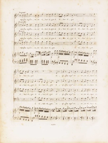 La donna del lago : opera seria in due atti / musica del signor maestro Gioachino Rossini ; Ridotto per il piano forte