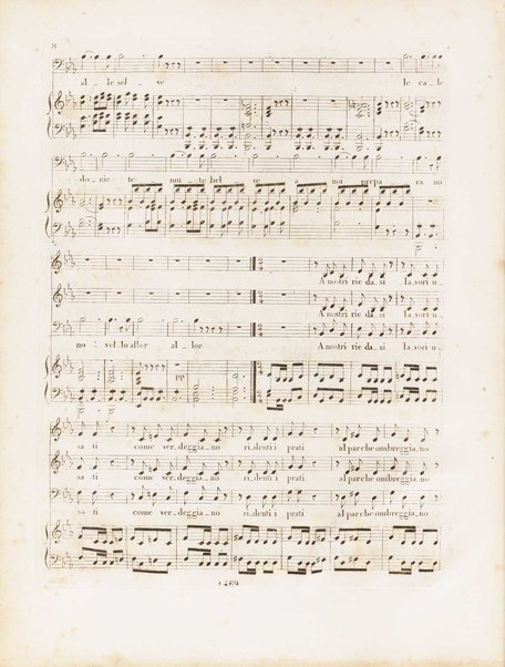 La donna del lago : opera seria in due atti / musica del signor maestro Gioachino Rossini ; Ridotto per il piano forte