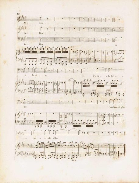 La donna del lago : opera seria in due atti / musica del signor maestro Gioachino Rossini ; Ridotto per il piano forte
