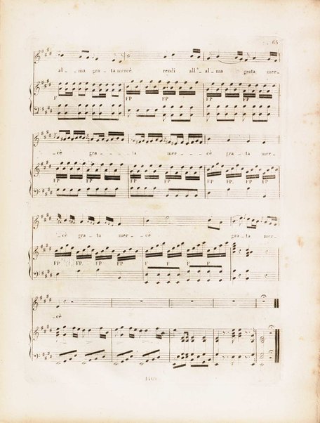 La donna del lago : opera seria in due atti / musica del signor maestro Gioachino Rossini ; Ridotto per il piano forte