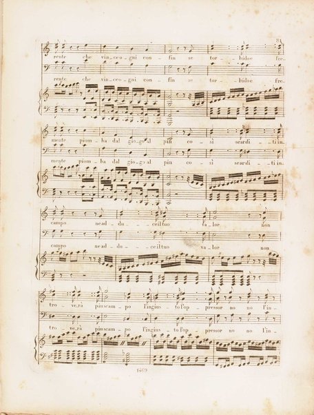 La donna del lago : opera seria in due atti / musica del signor maestro Gioachino Rossini ; Ridotto per il piano forte