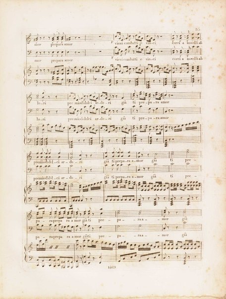 La donna del lago : opera seria in due atti / musica del signor maestro Gioachino Rossini ; Ridotto per il piano forte