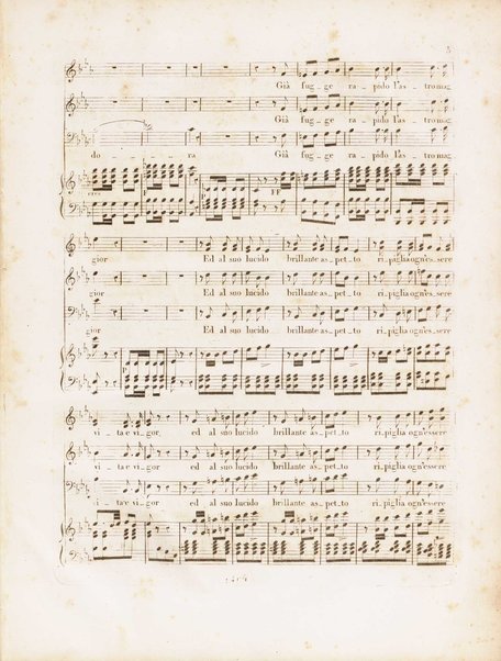 La donna del lago : opera seria in due atti / musica del signor maestro Gioachino Rossini ; Ridotto per il piano forte