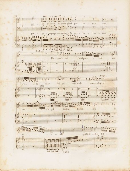 La donna del lago : opera seria in due atti / musica del signor maestro Gioachino Rossini ; Ridotto per il piano forte