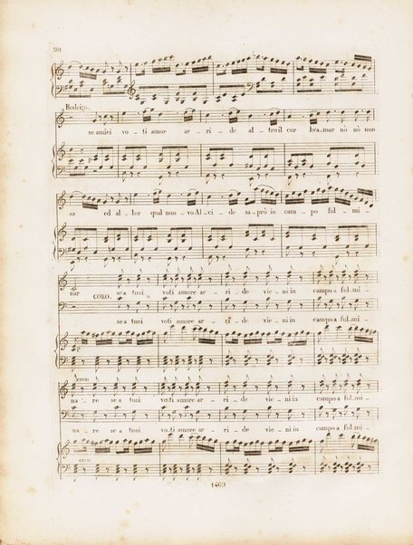 La donna del lago : opera seria in due atti / musica del signor maestro Gioachino Rossini ; Ridotto per il piano forte