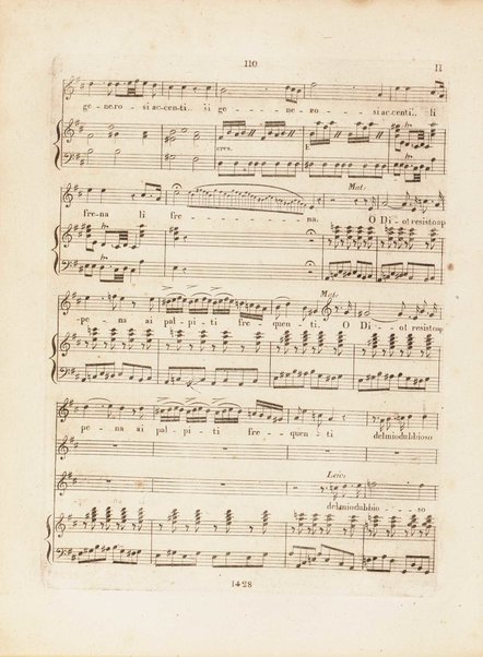 Partition de l'Elisabeth, reine d'Angleterre / musique de Rossini