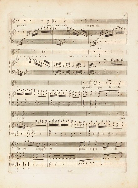 Partition de l'Elisabeth, reine d'Angleterre / musique de Rossini