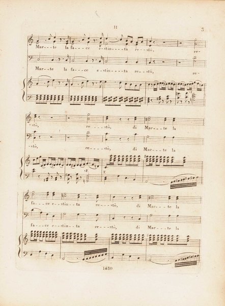 Partition de l'Elisabeth, reine d'Angleterre / musique de Rossini