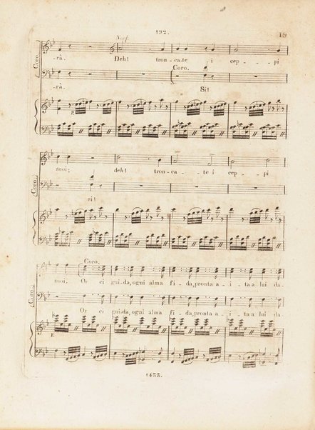 Partition de l'Elisabeth, reine d'Angleterre / musique de Rossini