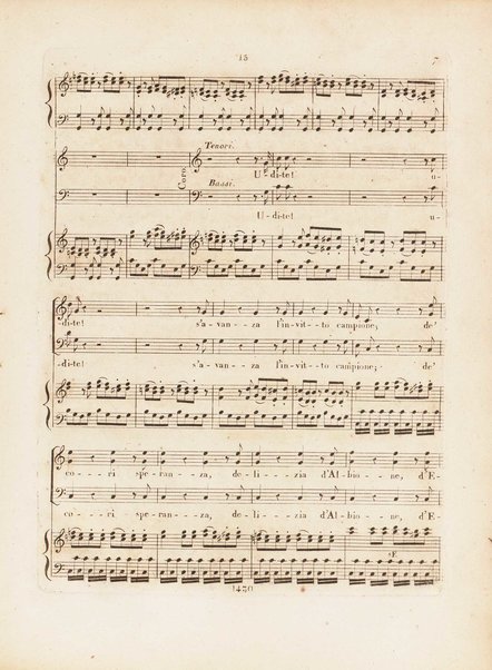 Partition de l'Elisabeth, reine d'Angleterre / musique de Rossini
