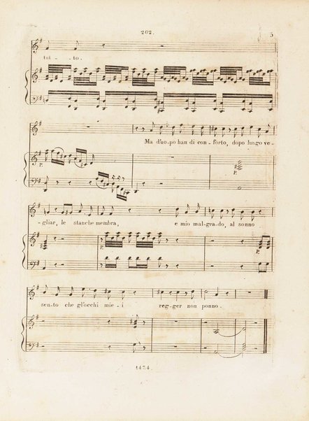 Partition de l'Elisabeth, reine d'Angleterre / musique de Rossini