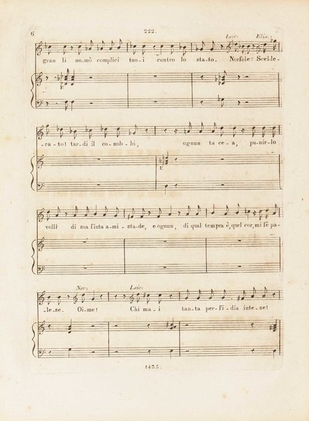 Partition de l'Elisabeth, reine d'Angleterre / musique de Rossini