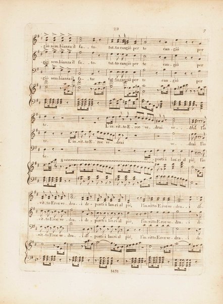 Partition de l'Elisabeth, reine d'Angleterre / musique de Rossini