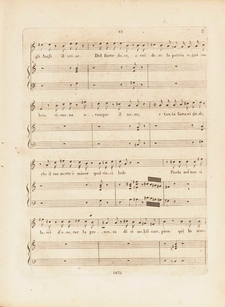 Partition de l'Elisabeth, reine d'Angleterre / musique de Rossini
