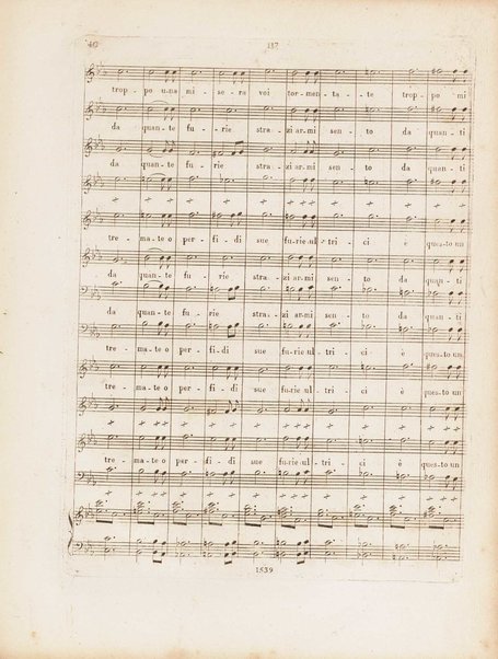 Partition di Mosè in Egitto : oratorio in tre atti / musica di Rossini ; ridotto per il piano forte