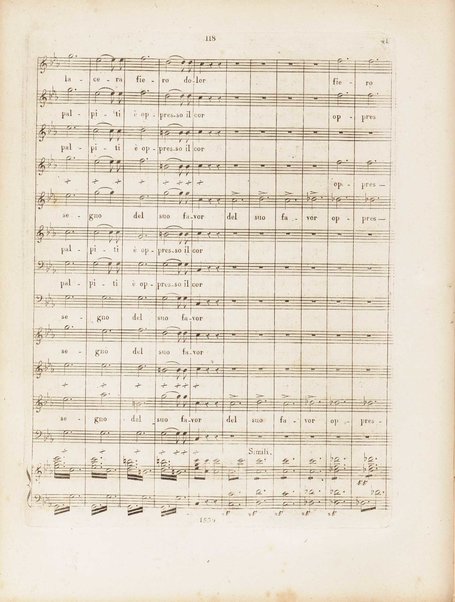 Partition di Mosè in Egitto : oratorio in tre atti / musica di Rossini ; ridotto per il piano forte