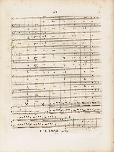 Partition di Mosè in Egitto : oratorio in tre atti / musica di Rossini ; ridotto per il piano forte