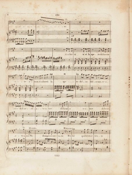 Partition di Mosè in Egitto : oratorio in tre atti / musica di Rossini ; ridotto per il piano forte