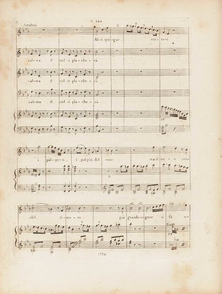 Partition di Mosè in Egitto : oratorio in tre atti / musica di Rossini ; ridotto per il piano forte