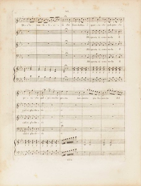 Partition di Mosè in Egitto : oratorio in tre atti / musica di Rossini ; ridotto per il piano forte