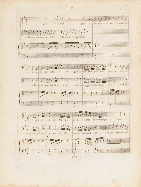 Partition di Mosè in Egitto : oratorio in tre atti / musica di Rossini ; ridotto per il piano forte