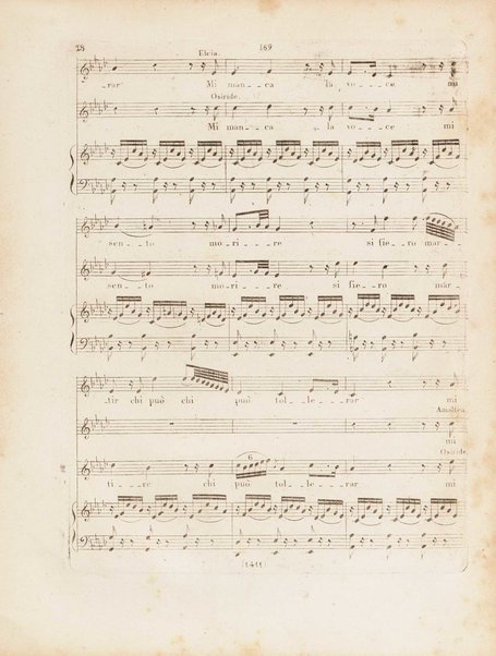 Partition di Mosè in Egitto : oratorio in tre atti / musica di Rossini ; ridotto per il piano forte