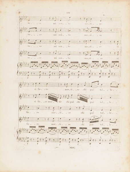 Partition di Mosè in Egitto : oratorio in tre atti / musica di Rossini ; ridotto per il piano forte