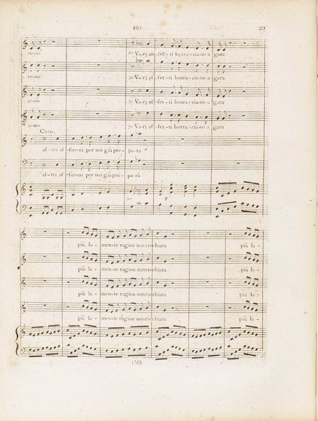 Partition di Mosè in Egitto : oratorio in tre atti / musica di Rossini ; ridotto per il piano forte