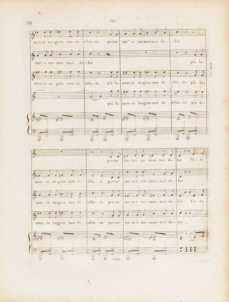 Partition di Mosè in Egitto : oratorio in tre atti / musica di Rossini ; ridotto per il piano forte