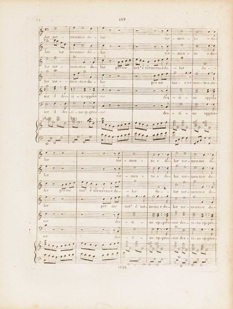 Partition di Mosè in Egitto : oratorio in tre atti / musica di Rossini ; ridotto per il piano forte