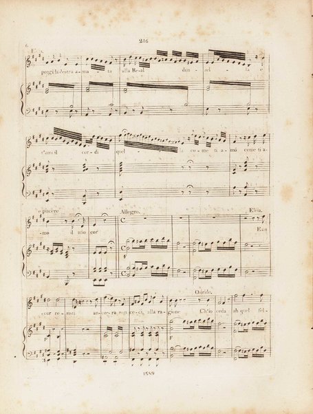 Partition di Mosè in Egitto : oratorio in tre atti / musica di Rossini ; ridotto per il piano forte