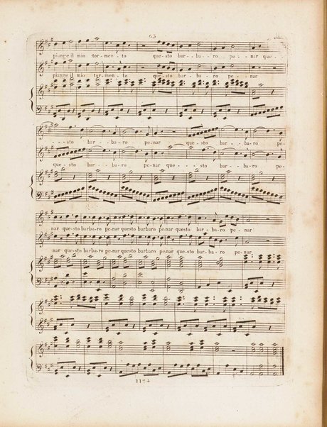 Partition di Mosè in Egitto : oratorio in tre atti / musica di Rossini ; ridotto per il piano forte