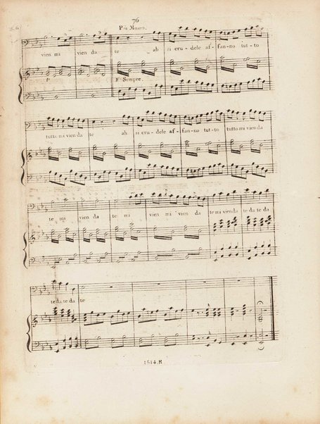 Partition di Mosè in Egitto : oratorio in tre atti / musica di Rossini ; ridotto per il piano forte