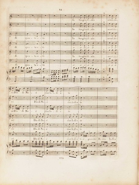 Partition di Mosè in Egitto : oratorio in tre atti / musica di Rossini ; ridotto per il piano forte