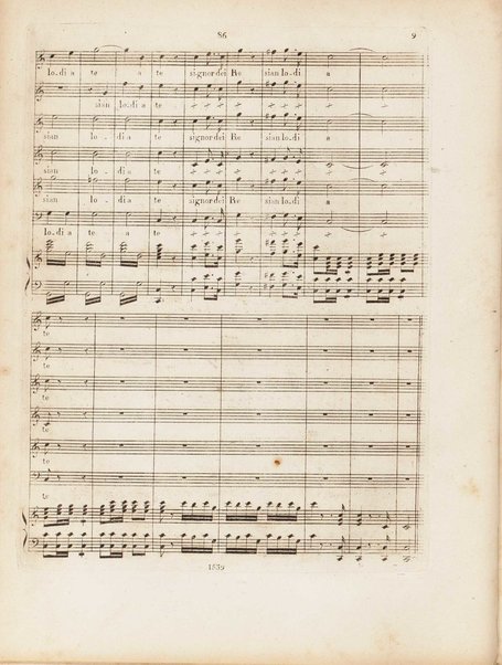 Partition di Mosè in Egitto : oratorio in tre atti / musica di Rossini ; ridotto per il piano forte