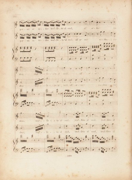 Otello ossia L'africano di Venezia : dramma-tragico in tre atti / del signor Gioachino Rossini ; ridotto per il pianoforte