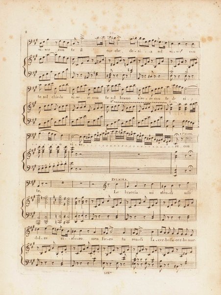 Partizione della Zelmira : opera seria in due atti / musica di G. Rossini