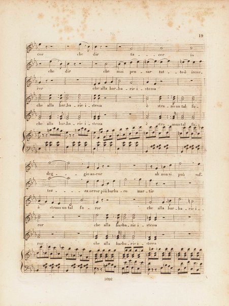 Partizione della Zelmira : opera seria in due atti / musica di G. Rossini